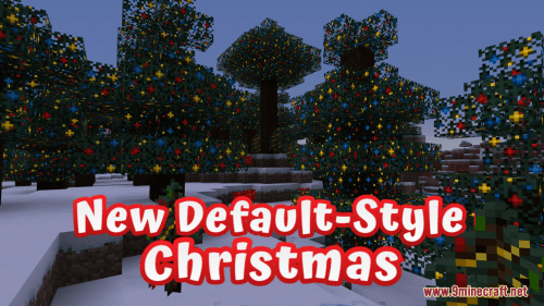 New Default-Style Christmas Resource Pack (1.19.4, 1.18.2) – Texture Pack Thumbnail