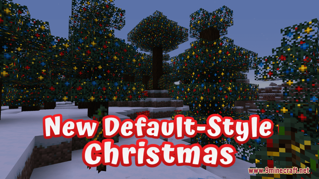 New Default-Style Christmas Resource Pack (1.21, 1.20.1) - Texture Pack 1