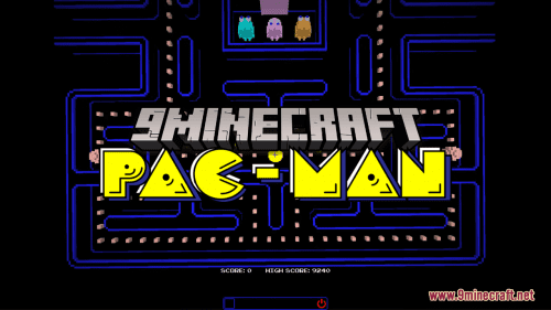 Pac-Man Map (1.21.1, 1.20.1) – Fully Playable Pac-Man Game Thumbnail