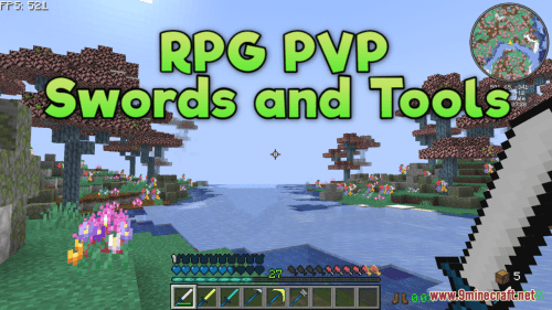 RPG PVP Swords and Tools Resource Pack (1.21.1, 1.20.1) – Texture Pack Thumbnail