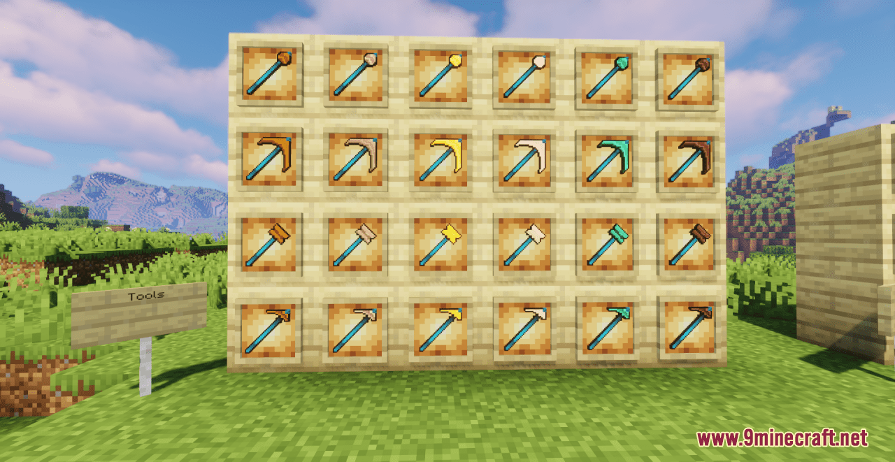 RPG PVP Swords and Tools Resource Pack (1.21, 1.20.1) - Texture Pack 3