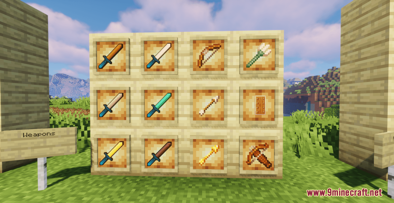 RPG PVP Swords and Tools Resource Pack (1.21, 1.20.1) - Texture Pack 4