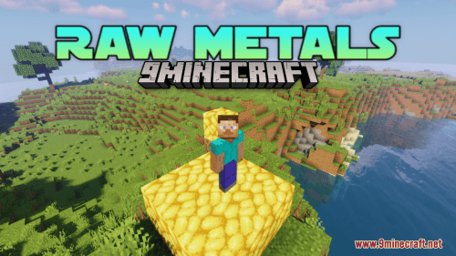 Raw Metals Resource Pack (1.20.6, 1.20.1) – Texture Pack Thumbnail