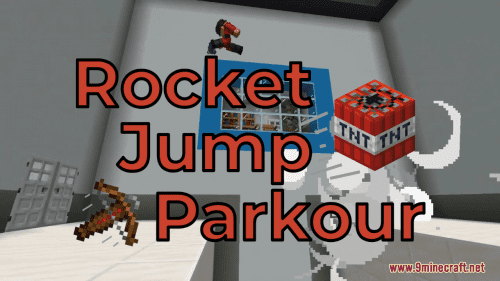 Rocket Jump Parkour Map (1.21.1, 1.20.1) – Parkour With New Machanics! Thumbnail