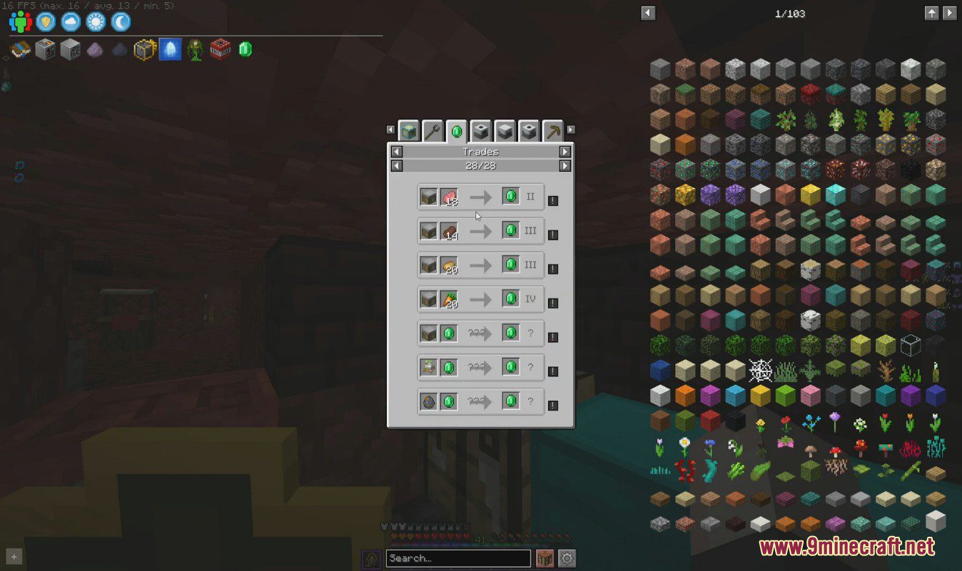 Roughly Enough Trades Mod (1.19.3, 1.18.2) - Villager Trades Category to REI 5