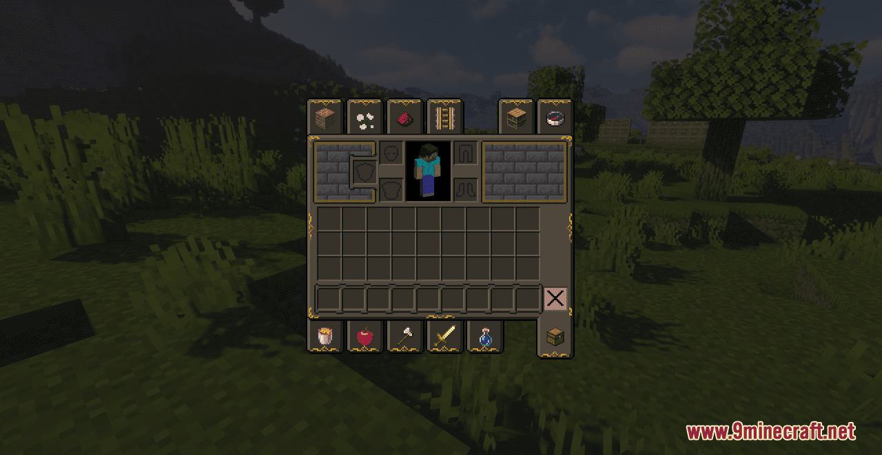 STONEBORN UI Overhaul Resource Pack (1.19.4, 1.18.2) - Texture Pack 5