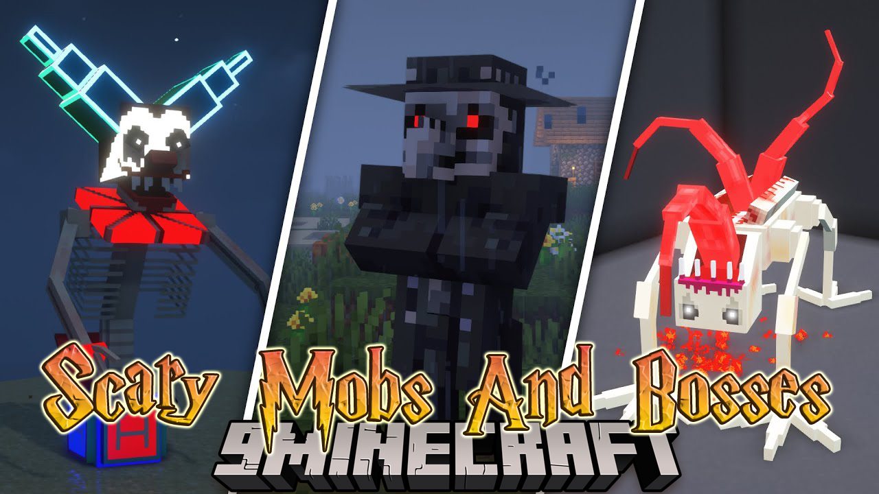 Scary Mobs And Bosses Mod (1.18.2, 1.16.5) - The Darkness More Terrifying 1