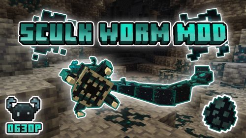 Sculk Worm Mod (1.19.3, 1.18.1) – Sculk Infection Mod Thumbnail