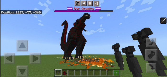 Shin Godzilla Addon (1.19) - MCPE/Bedrock Mod 11