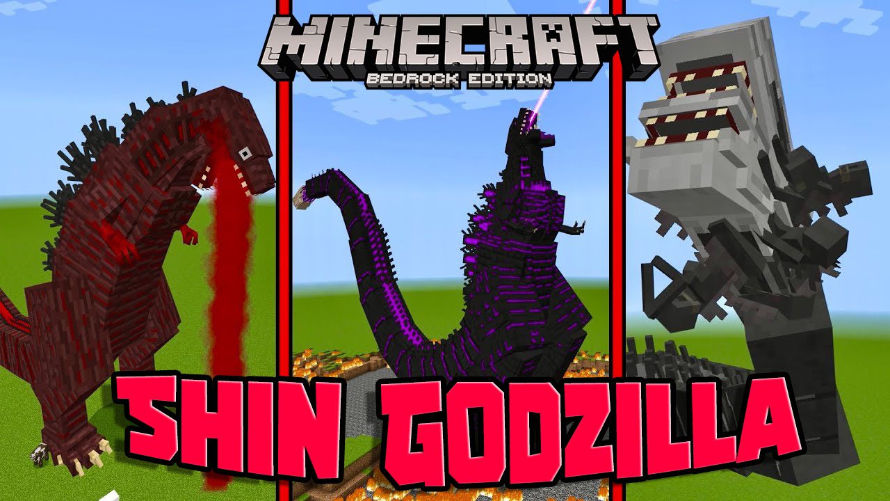 Shin Godzilla Addon (1.19) - MCPE/Bedrock Mod 1