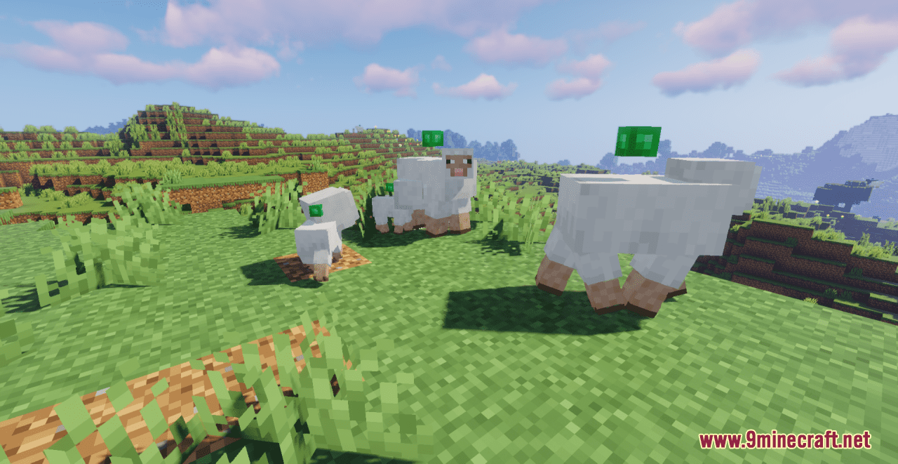 Shiny's Sheep Stats Resource Pack (1.20.6, 1.20.1) - Texture Pack 6