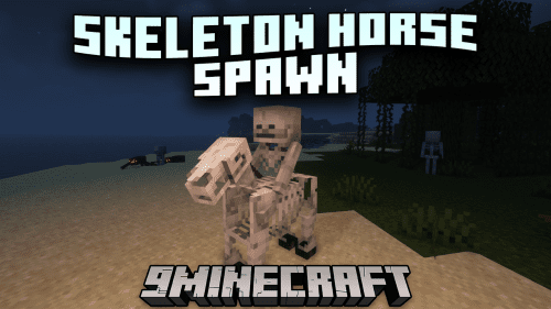 Skeleton Horse Spawn Mod (1.21, 1.20.1) – More Creatures Appear At Night Thumbnail