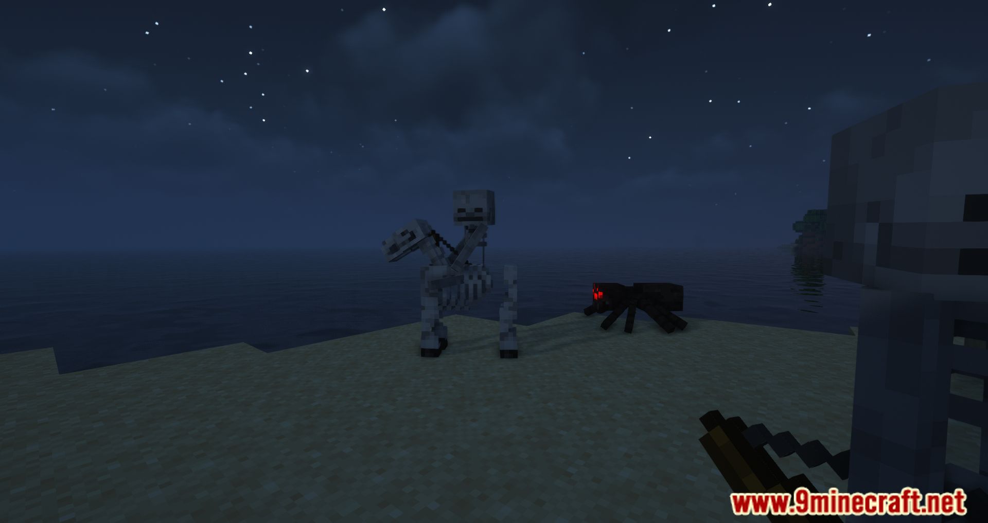 Skeleton Horse Spawn Mod (1.20.4, 1.19.4) - More Creatures Appear At Night 2