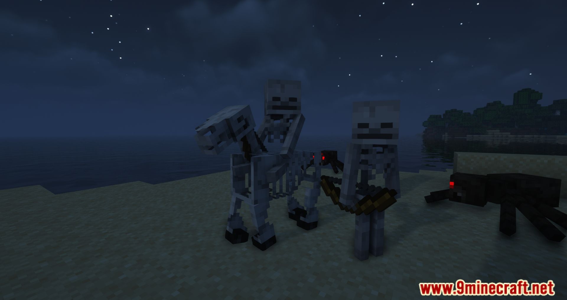 Skeleton Horse Spawn Mod (1.20.4, 1.19.4) - More Creatures Appear At Night 3