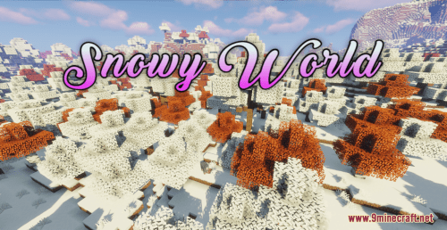 Snowy World Resource Pack (1.20.6, 1.20.1) – Texture Pack Thumbnail