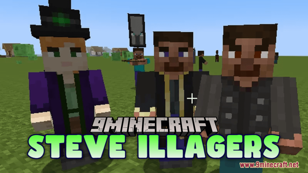 Steve Illagers Resource Pack (1.20.6, 1.20.1) - Texture Pack 1