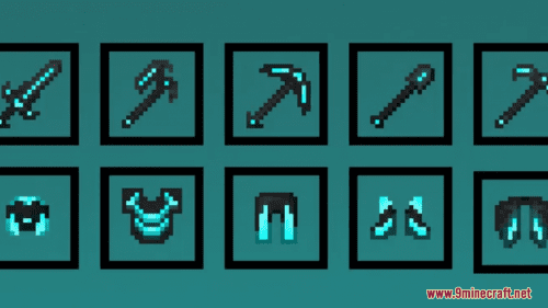 Technocore Netherite Resource Pack (1.20.6, 1.20.1) – Texture Pack Thumbnail