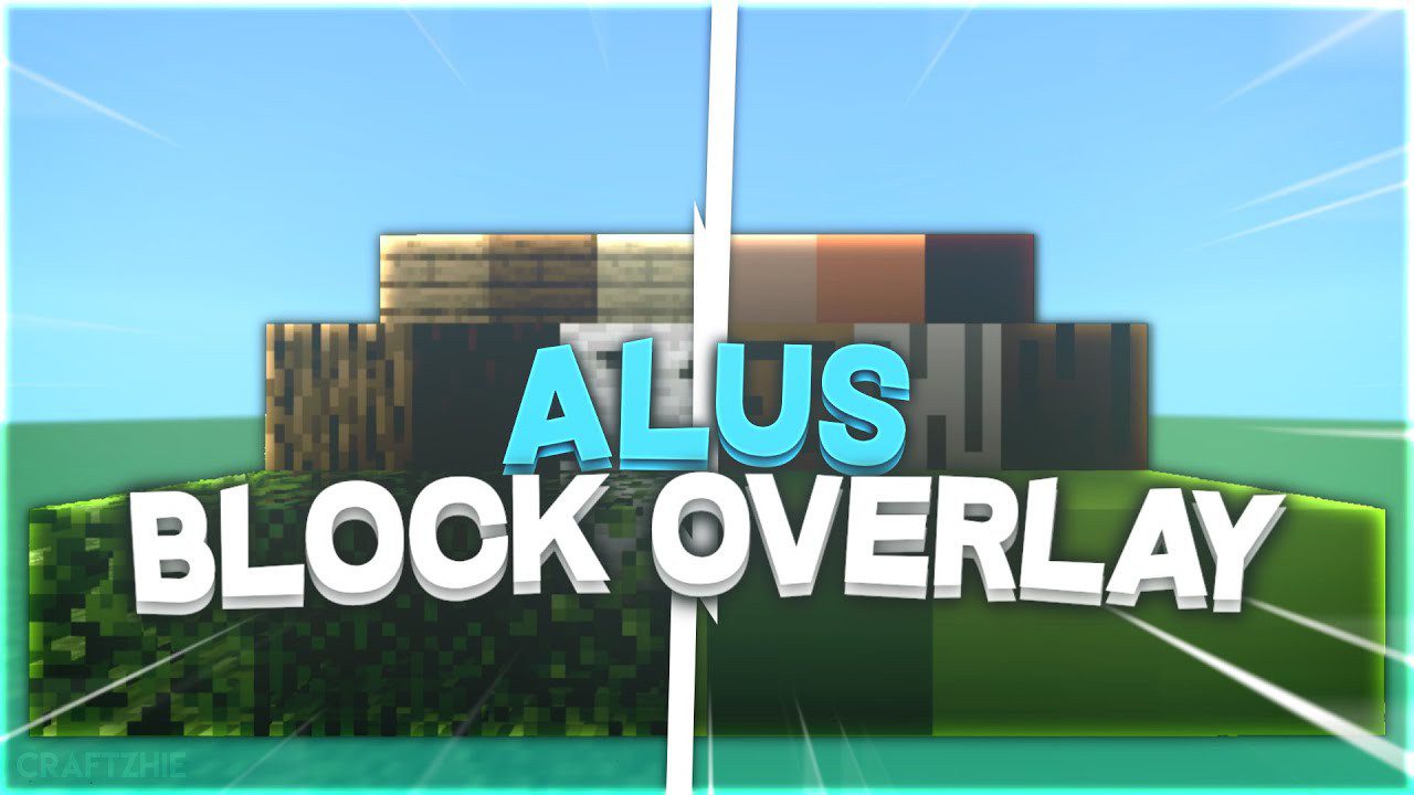 Alus Block Overlay Texture Pack (1.19) - 1x1 PvP Pack MCPE 1