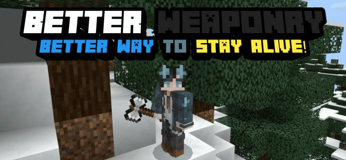 Better Weaponry Addon (1.20, 1.19) - MCPE/Bedrock Mod 1