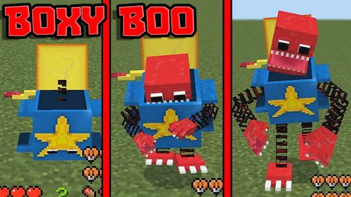 Boxy Boo Addon (1.20, 1.19) – MCPE/Bedrock Mod Thumbnail