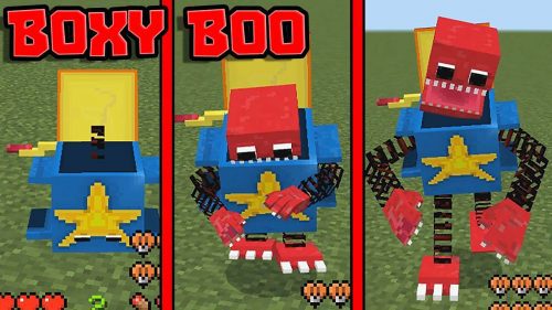 Boxy Boo Addon (1.19) – MCPE/Bedrock Mod Thumbnail