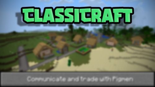 ClassiCraft Texture Pack (1.20, 1.19) – MCPE/Bedrock Thumbnail