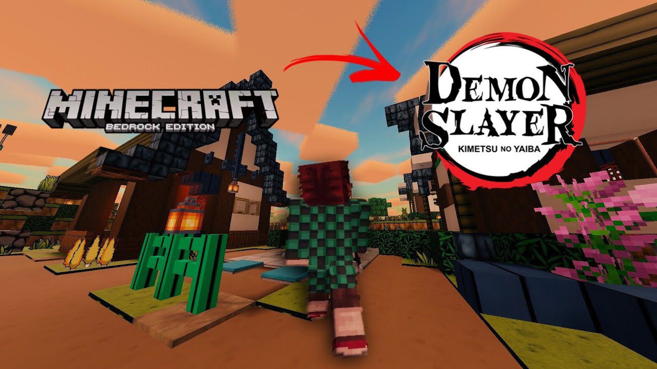 Demon Slayer Map (1.19) - MCPE/Bedrock 1