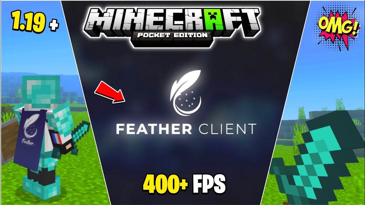 Feather Client BE (1.21, 1.20) - MCPE/Bedrock Edition 1