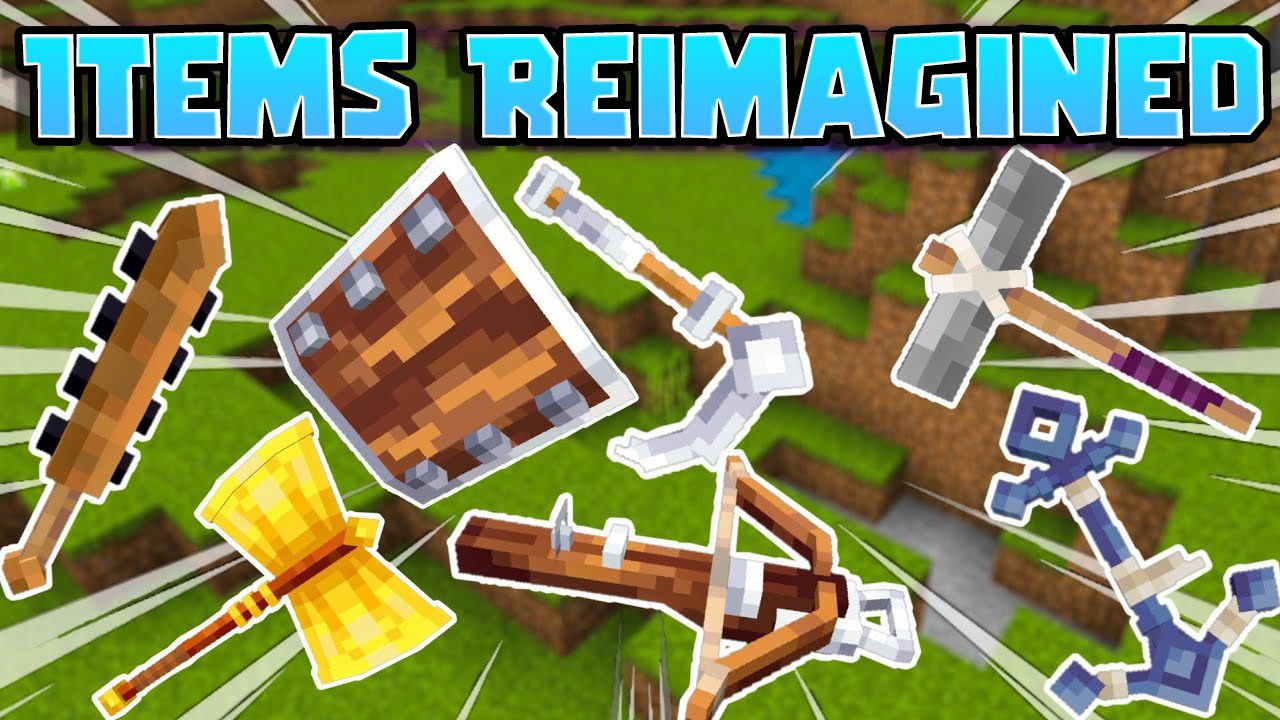 Items Reimagined Texture Pack (1.19) - MCPE/Bedrock 1