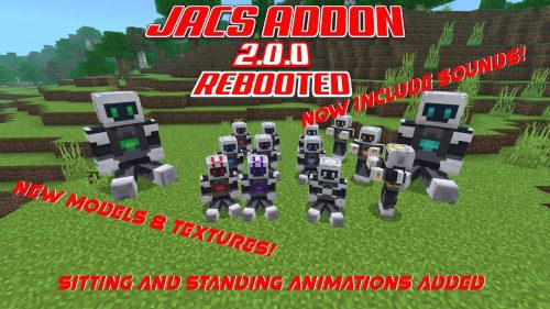 JACS The Robot Addon (1.20, 1.19) – MCPE/Bedrock Mod Thumbnail