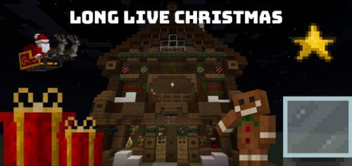 Long Live Christmas Addon (1.19) – MCPE/Bedrock Mod Thumbnail