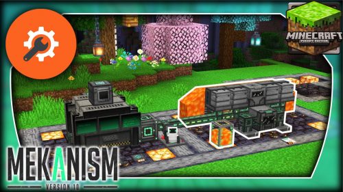 Mekanism Addon (1.19) – MCPE/Bedrock Mod Thumbnail