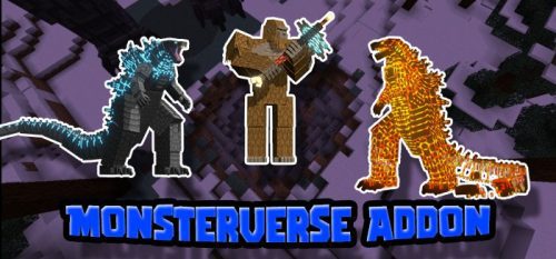 Monsterverse Addon (1.21, 1.20) – MCPE/Bedrock Mod Thumbnail