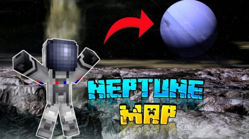 Neptune Planet Map (1.20, 1.19) – MCPE/Bedrock Thumbnail