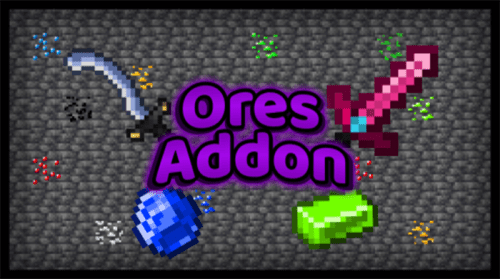 Ores Addon (1.19, 1.18) – MCPE/Bedrock Mod Thumbnail