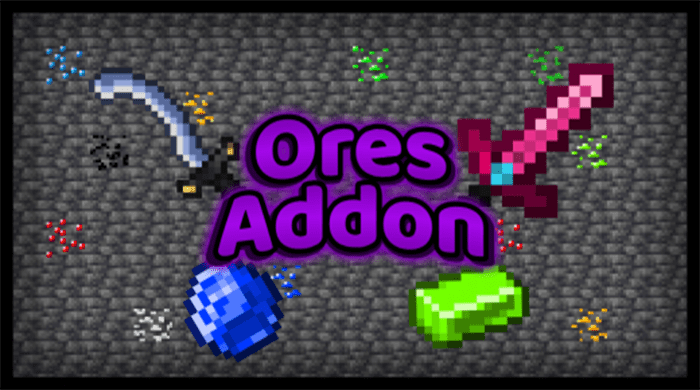 Ores Addon (1.19, 1.18) - MCPE/Bedrock Mod 1