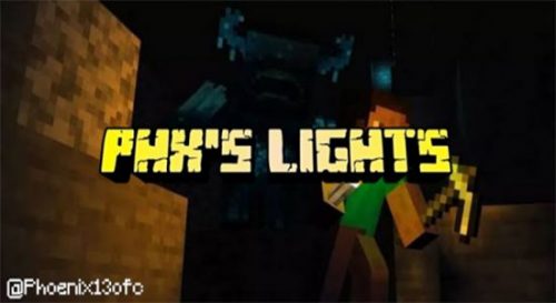 PHX’s Dynamic Lights Addon (1.19) – MCPE/Bedrock Mod Thumbnail