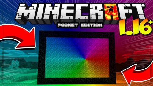 RGB Nether Portals Texture Pack (1.19) – MCPE/Bedrock Thumbnail