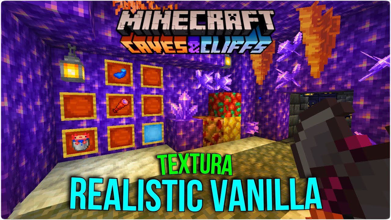 Realistic Vanilla Texture Pack (1.19) - Java/Bedrock Edition 1