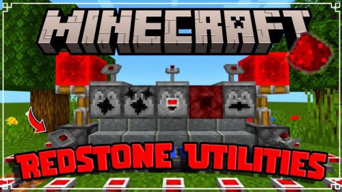 Redstone Utilities Addon (1.19) – MCPE/Bedrock Mod Thumbnail