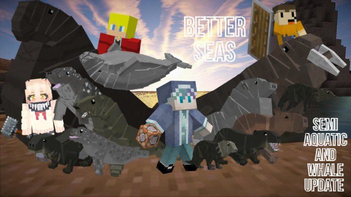 The Better Seas Mammals Addon (1.19) - MCPE/Bedrock Mod 1