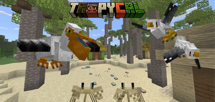 Tropycal Addon (1.19) - MCPE/Bedrock Mod 1