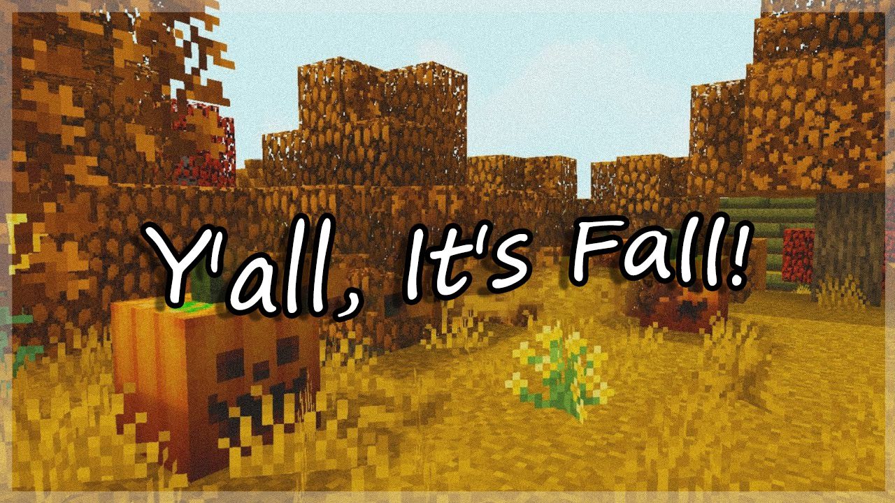 Y'all, It's Fall! Texture Pack (1.20, 1.19) - MCPE/Bedrock 1