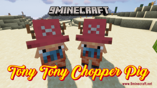 Tony Tony Chopper Pig Resource Pack (1.20.6, 1.20.1) – Texture Pack Thumbnail