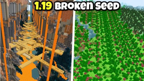 Top 10 Exceedingly Broken Seeds Minecraft 1.19.4, 1.19.2 – Bedrock Edition + Java Thumbnail