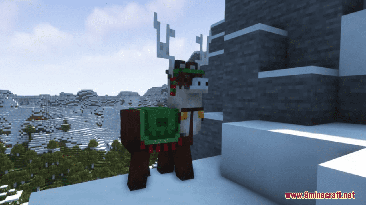 Trader Llama to Christmas Reindeer Resource Pack (1.20.6, 1.20.1) - Texture Pack 15