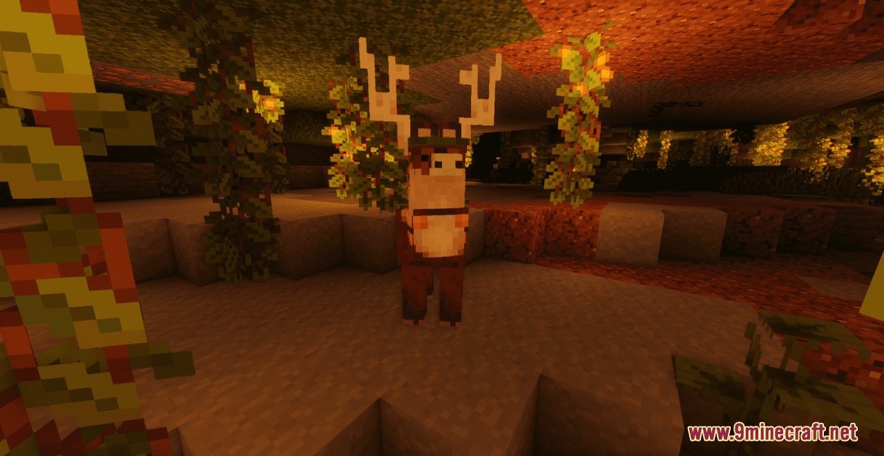 Trader Llama to Christmas Reindeer Resource Pack (1.20.6, 1.20.1) - Texture Pack 6