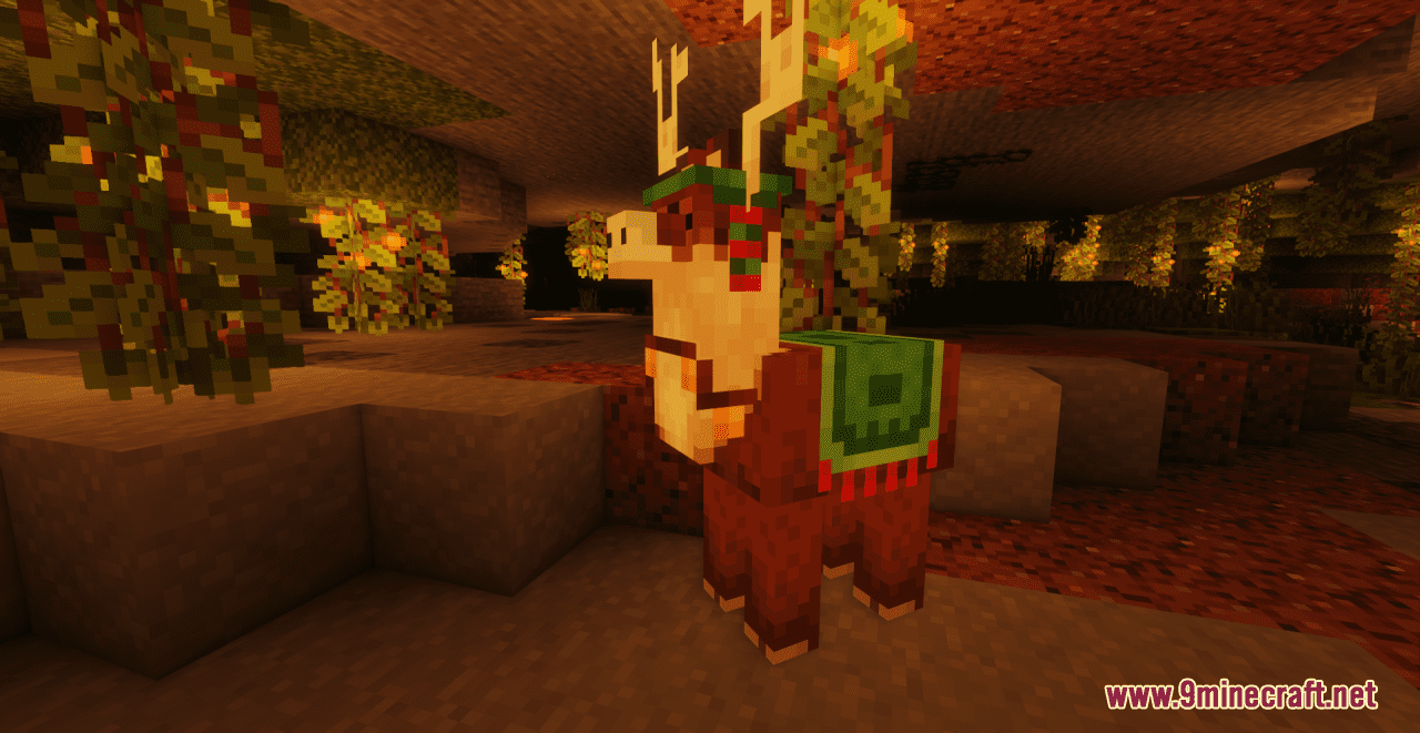 Trader Llama to Christmas Reindeer Resource Pack (1.20.6, 1.20.1) - Texture Pack 8