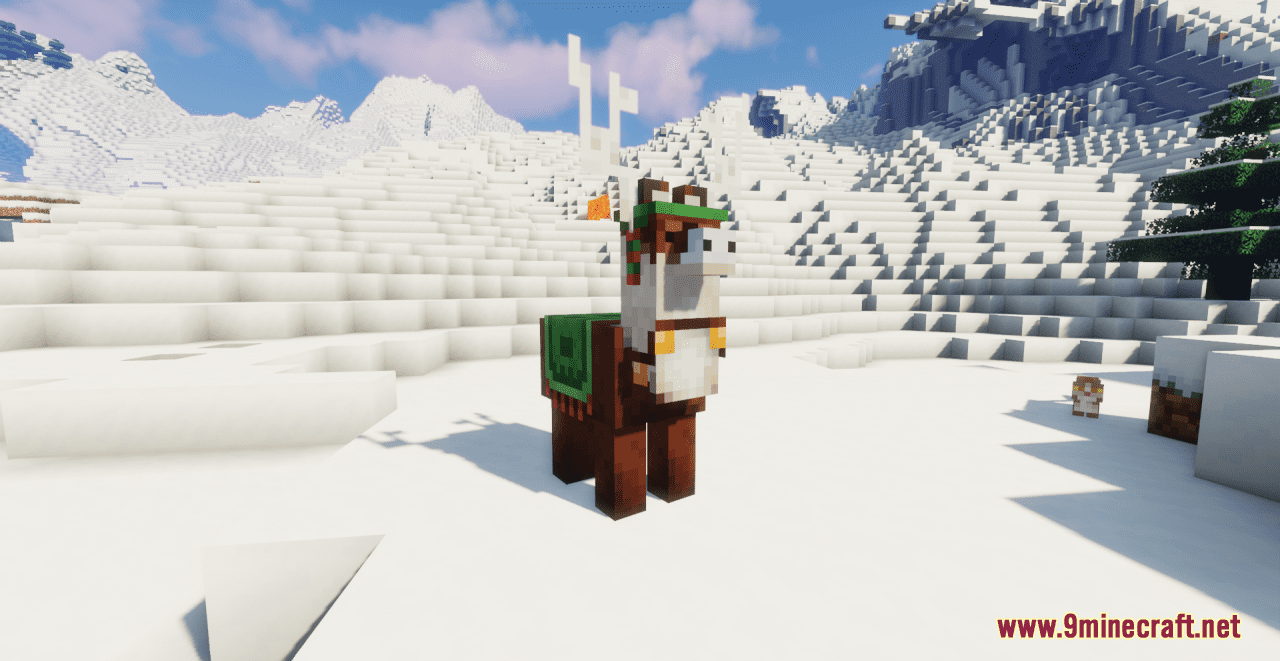 Trader Llama to Christmas Reindeer Resource Pack (1.20.6, 1.20.1) - Texture Pack 9