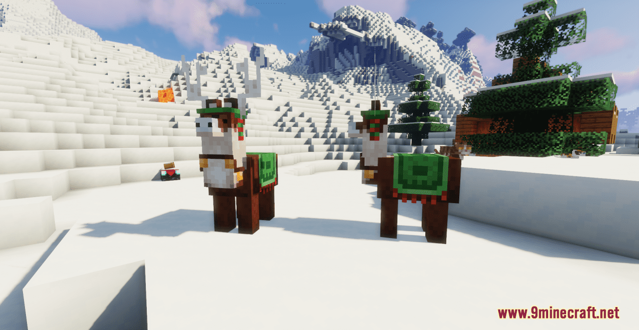 Trader Llama to Christmas Reindeer Resource Pack (1.20.6, 1.20.1) - Texture Pack 10